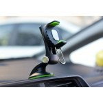 Wholesale Dashboard, Windshield Car Mount Phone Holder Fits iPhone, Samsung, and More Q001 (Black)